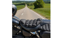 Motorcycle Inflatable Seat Cushion Comfortable Seat Cushion with Air Cells Supportive for Commuters, Long-Distance Riding