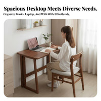 Installationno-Installation No-Assembly Folding Desk Space-Saving Foldable Desk Portable Study Table Multipurpose for Students, Apartment Dwellers, Telecommuting Workers, Small Areas, Bedroom, Dorm Room