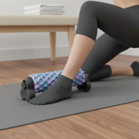 Adjustable Foam Roller with Stand Hands Use Height Adjustable Spinal Roller Heavy Duty Fitness Equipment for Home Gym, Workout