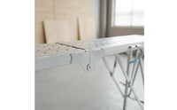 High Load Capacity Adjustable Height Sawhorse Quick Setup Adjustable Sawhorse Portable Scaffolding Bench for Contractors, Painters, DIYers, Construction Site, Garage