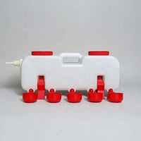 Constant Water Level Automatic Chicken Waterer with Buoyant Valve Sturdy Automatic Chicken Waterer Continuous Self-Filling Poultry Drinker Fresh for Chickens
