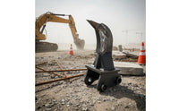 Mini Digger Scarifier Heavy Duty Mini Digger Ground Splitter Anti Backhoe Scarifier for Landscapers, Farmers, Roadwork