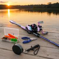 fishing rod and reel set