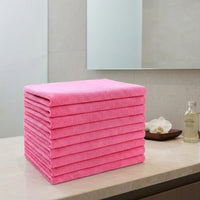 Super-Thick 533 GSM Cleaning Cloths and Microfibre Cloth, 30x60cm Microfibre Towel for Car Detailing, High Absorbency Serged Border Blue Rose