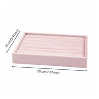 Velvet Jewelry Holder Organizer Versatile Use  Display Cushion Scratch Protection Finger Jewelry Holder for Countertop