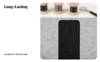 Handmade Accessory Comp Single Nt Embroidery Hair Clip Base Bulk Pack DIY Hair Clip Leather Pad Polished Finish for Crafters, Women