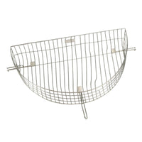 Stainless Steel Oil Draining Basket Semicircular Frying Basket with Legs Quick Drainage Easy to Clean for Kitchen