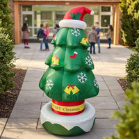 Inflatable Christmas Tree with Stakes Outdoor Inflatable Christmas Tree Quick Setup Decoration for Families, Homeowners, Yard, Garden
