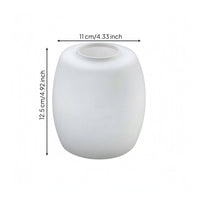 Plain Surface White Glass Lampshade Simple Frosted Glass Lampshade