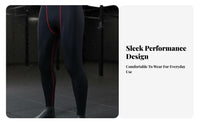 men's Compression Pants Quick-Quick-Absorbing men's Running Tights High Stretch Compression Leggings for Gym-Goers, Athletes, Training, Basketball