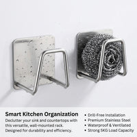 Draining Racks for Kitchen Sink and Wall Mounted Holder, Stainless Steel for Home