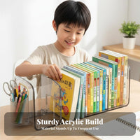 desktop Display desktop organizerSaving Tiered Book Display without a topTop for Retail outlet