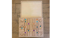 128 Pieces Castle Building Brick Set Educational Building Blocks with Jewels Stacking Construction Toy for Young Children, Preschoolers, Playroom