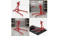Engine Crane Decorative Model Crane with Chain Easy-Sliding Cherry Picker for Workshops, Displays