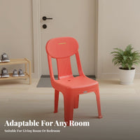 Thickened Design Stackable Backrest Stool Easy to Clean Small Chair long-lasting Indoor Seating Rounded Corners for Children, household members, Living Room, Bedroom, Kitchen, Playroom