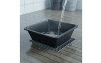Long-Lasting Plastic Cattle Feed Trough Break-Resistant Heavy Duty Livestock Trough Easy to Clean Plastic Pig Feeder Single-Piece Molding for Farmers, Ranchers, Barn, Stable, Pasture