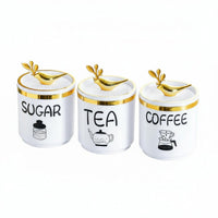 Moisture-Proof Kitchen Canister with Lid and Spoon Easy to Clean Multipurpose Container Wide-Mouth Design Countertop Organizer Shatter-Resistant for Pantry, Coffee Bar