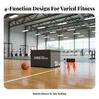 4 Pieces Soft Construction 4-Piece Stackable Foam Jump Box Set Adjustable Height Plyometric Box Set Multi-Functional Fitness Equipment Non-Slip Surface for Children, Beginners, Personal Trainers, Gym, Physical Education Class, HIIT Workouts