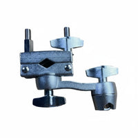 Double Swivel Clamp Multi-Angle Adjustable Double Drum Clamp Easy to Install Music Accessory for Stage Setup