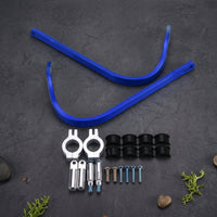 Motorcycle Hand Guards Aluminum Alloy Hand Protectors with Mounting Clamps Universal Handlebar Guard Clamp Kit for Unpaved Terrain