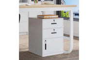 Lockable Office Cabinet Black Handles Under Desk File Cabinet Flat Top