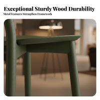 Nordic design Counter Chair with Backrest Modern Design Bar Stool Stable Base Home Furniture Built-in Footrest for Homeowners, Restaurant Owners, Adults, Kitchen Island, Cafe, Dining Room