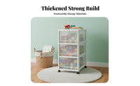Transparent Stackable Clear Drawer effortless Sliding Stackable Pull-extendable container adaptable Household Storage Space-Saving for Home Organizers, Office Workers, Kids' Room, Bedroom, Closet, Kitchen