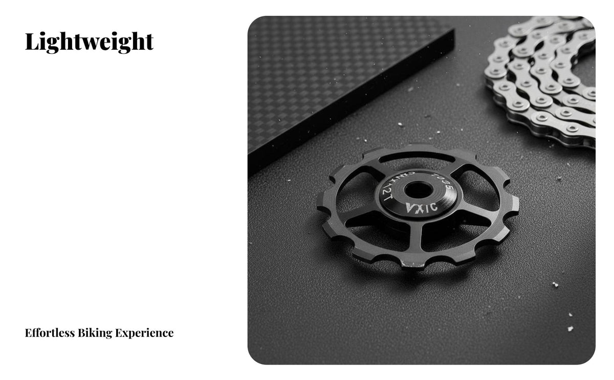 Rear Derailleur Pulley Fluid Shifting 12T Guide Wheel Ceramic Bearing Guide Wheel Lightweight CNC Aluminum Pulley