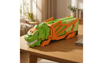 Dinosaur Car Track Toy Manual Dinosaur Race Track Set Imaginative for Children