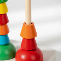Color Sorting Assembling Toy Hand-Visual Coordination Training Counting Assembler Game Color Matching Game Early Math Learning