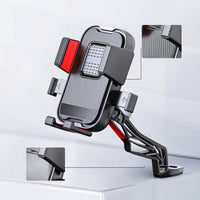 360 Degree Rotating Motorcycle Phone Mount Quick-Release Motorcycle Phone Holder One-Handed Shock-Absorbing for Motorcyclists, Delivery Riders, Rough Roads