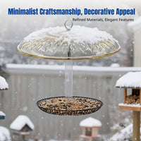 Hanging Bird Feeder Rain Cover, Moisture-Proof Protector for Outdoor Garden or Park