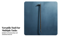 High-Carbon Steel Multi-Function Long-Lasting Hooked Rebar Labor-Saving Formwork Stripping Tool Hand-Forged for Contractors, Demolition Workers, DIY Enthusiasts, Remodeling, Renovation Projects, Framing