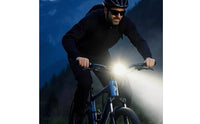 Wide Voltage LED Headlight with Cable Water-Resistant Cycle Headlight Compact Led Lightweight for Cyclists, Commuters, Night Riding