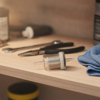 Transparent Fuel Filter with Metal Mesh Compact Inline Fuel Filter Corrosion-Resistant Universal