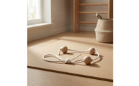 Climbing Rope with Wooden Balls Grip Training Rope Indoor for Young Children, Playroom