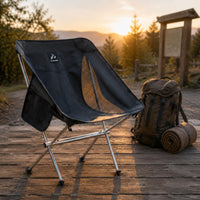 Lightweight Moon Chair Foldable Portable Camping Chair Heavy Duty for Picnic, Travel, Fishing