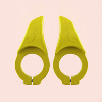 2 Pieces Cycle Bar End Grip Secure Lock Mountain Bike Inner Bar End Single-Piece