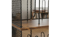 Three-Tier Vinyl Album Stand Rustic Vintage Design 3 Shelf LP Organizer
