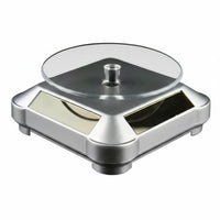Multi Functional Solar Rotating Display Stand Solar Turntable Display Base 360 Degree Rotating Turntable for Livestreamers, Sellers, Livestream, Market Stall