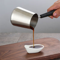 Milk Pot with Pouring Spout Polished Milk Pot Small Saucepan for Kitchen