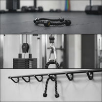 Triceps Pull Rope Braided Triceps Rope Compact Cable Attachment for Athletes, Home Gym