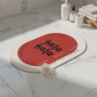 Diatomaceous Earth Bath Mat for Wedding & Home, Super Absorbent Quick Dry Non-Slip Floor Mat