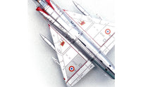 French Fighter Jet Historic Fighter Model Plane Silvery Die-Cast Aircraft toy Detailed Cast-Metal Plane Model for History Buffs
