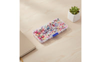 Multi-Size Pearl Assortment Assorted Plastic Pearl Beads Round Bead Box with Latch Lustrous for Designers