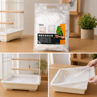 Dayang 6047 Birdcage Tray Cleaning Bag, Disposable Pet Feces Pad, Parrot Poop Collection Supplies