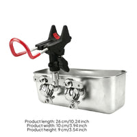 Stainless Steel Tray Compact Tray with Clamp for Yacht Rails