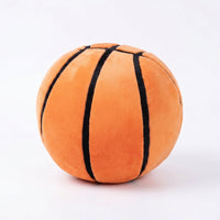Cute Cartoon Stuffed Ball Fuzzy Basketball-Shaped Stuffed Toy Collectible for Decoration