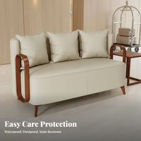 Lowrear Block Sofa Wabi-Sabi aesthetic Living Room Seating Minimalist Design Lounge for Pet Owners, Homeowners, Hotel, Reception Area, Open-Plan Space