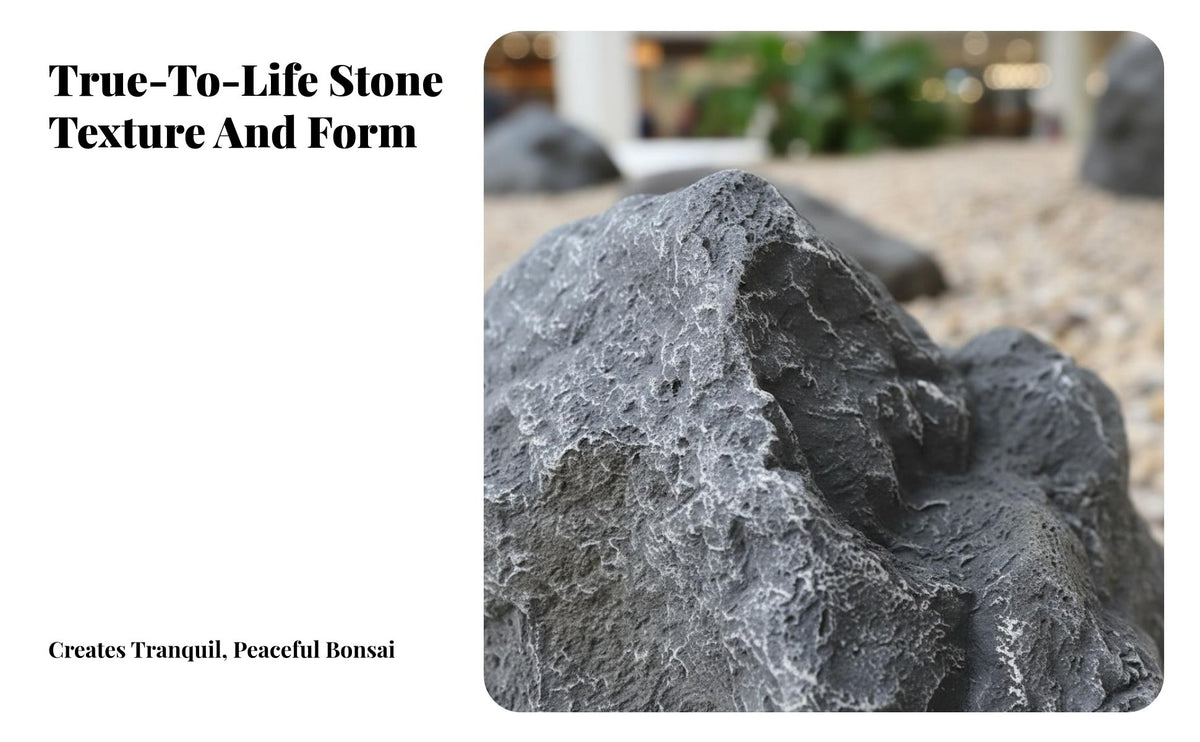 Realistic Natural Texture Artificial Foam Rock Easy Installation Faux Decorative Stone Effortless Maintenance Fake Stone Ornament All-Weather for Interior Designers, Business Owners, Courtyard, Patio, Commercial Areas, Poolside